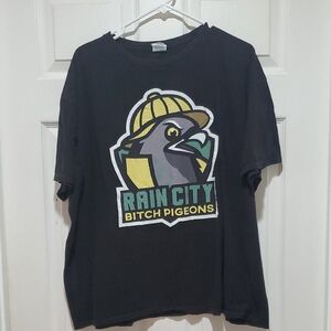 Delta Ringspun Black Rain City T-Shirt